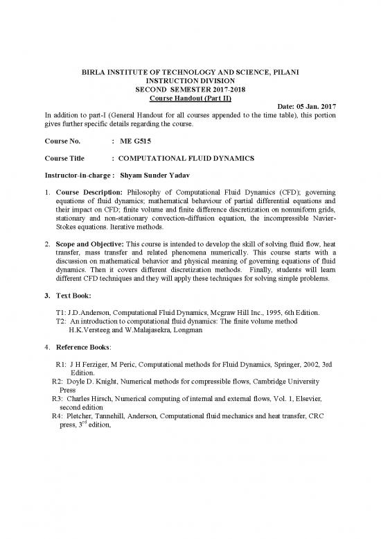 picture_Stokes Theorem Pdf 158769 | Me G515 Computational Fluid Dynamics1