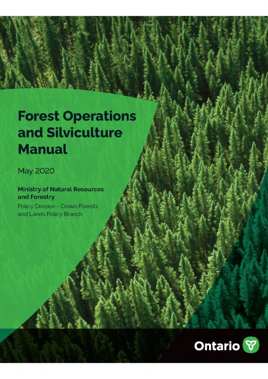 picture Forest Resources Pdf 158885 | Mnrf Forest Operation Silviculture Manual May 2020 En 2021 04 15