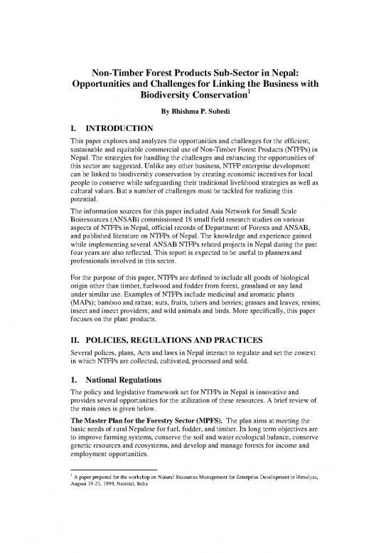 picture1_Forest Pdf 158826 | Ntfps Sub Sector In Nepal Opportunities And Challenges 1579675820