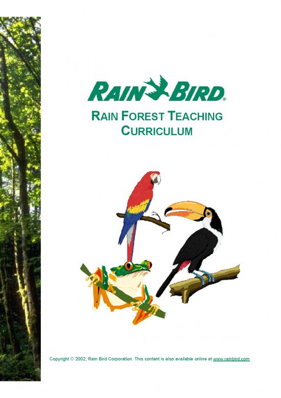 picture1_Forest Pdf 159449 | Rainforest Curriculum