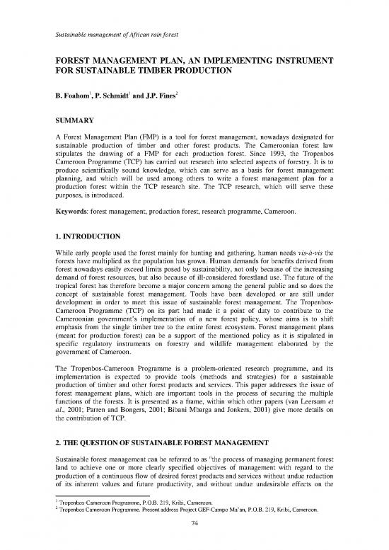 picture1_Forestry Management Plan Example 159481 | Seminar Foahom