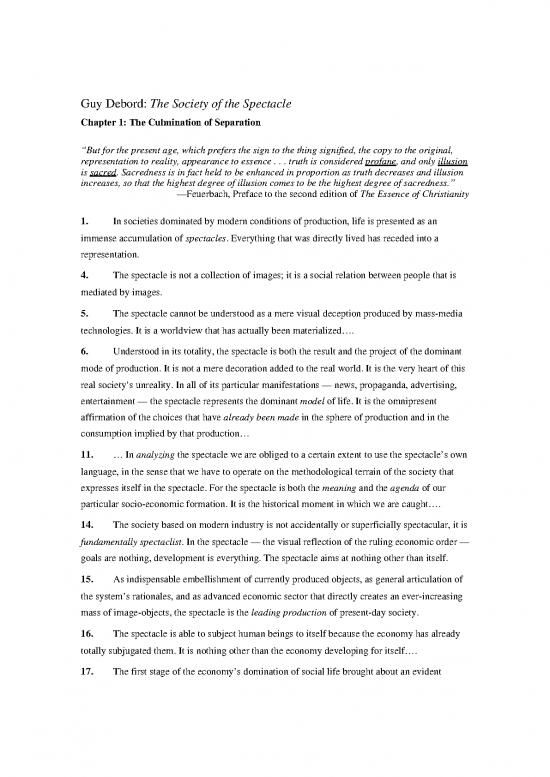 picture Society Pdf 159888 | Society Of The Spectacle
