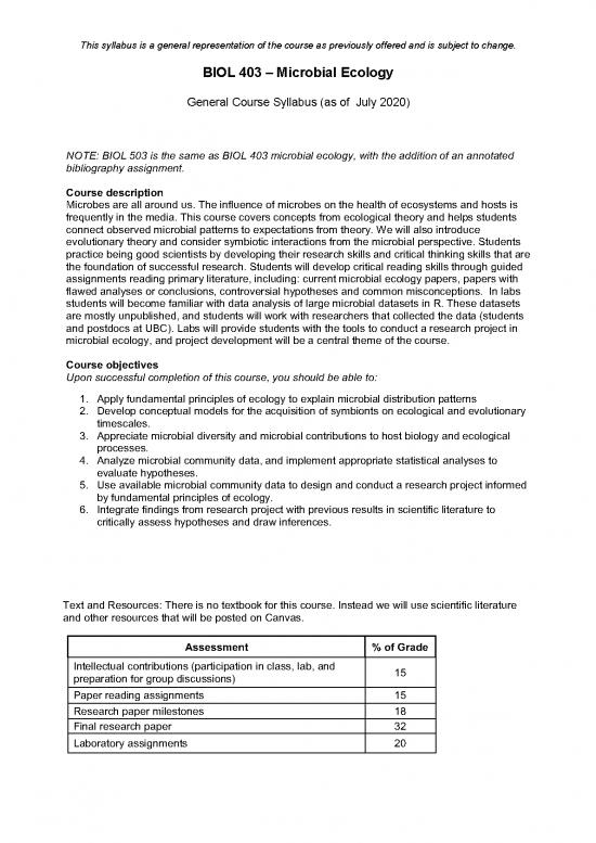 picture Ecology Pdf 160449 | Syllabus Biol403 2020
