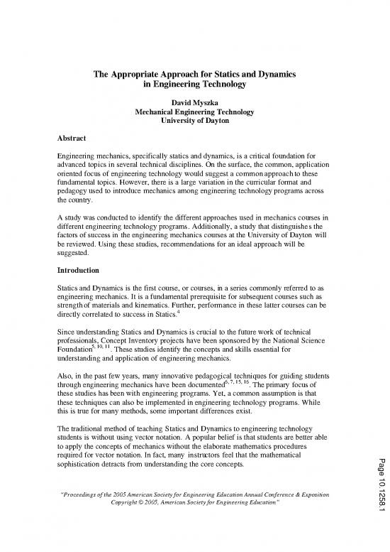 picture1_The Appropriate Approach To Statics And Dynamics In Engineering Technology