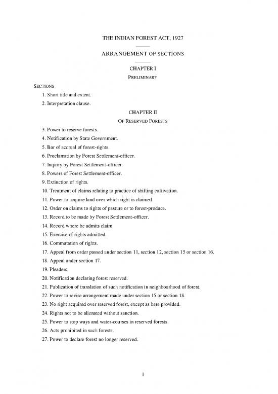 picture1_Forest Pdf 159370 | The Indian Forest Act, 1927