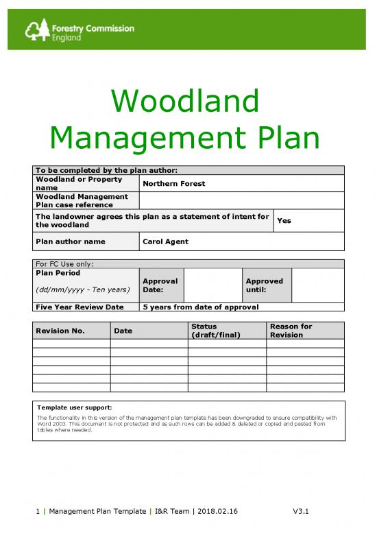 business plan template forestry