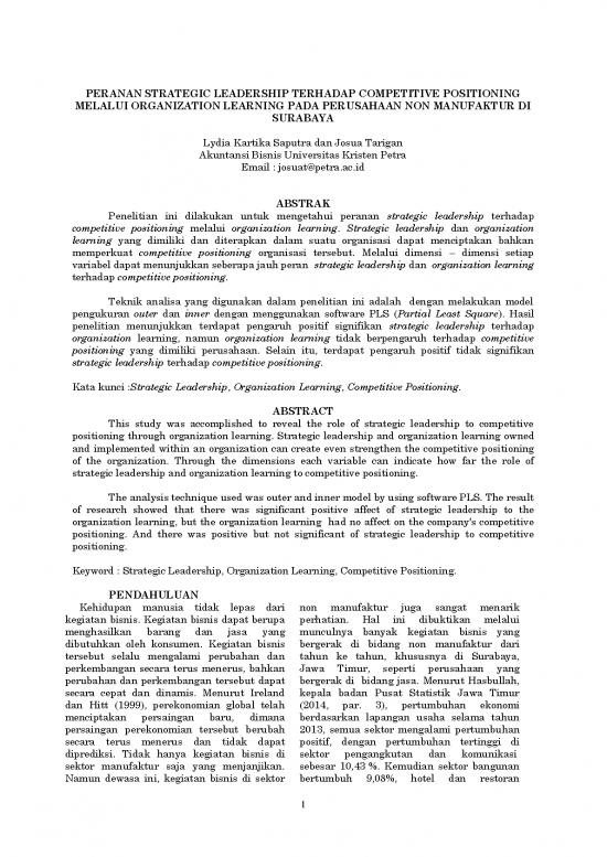 picture1_Leadership Pdf 162555 | 186490 Id Peranan Strategic Leadership Terhadap Co