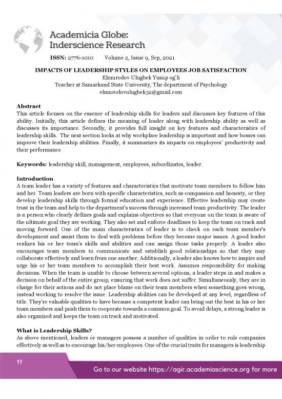 picture Leadership Pdf 162558 | 358071 Impacts Of Leadership Styles On Employee 2fd70962