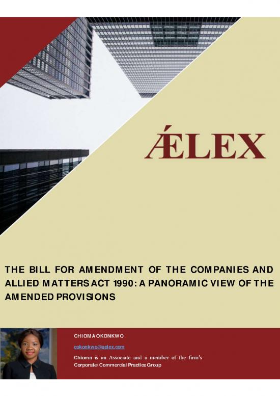 picture1_Companies Act Pdf 161778 | A Review Of The Bill For Amendment Of The Companies And Allied Matters Act 1990 A Birds Eye View 170219 1
