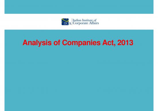 picture1_Companies Act 2013 Pdf 161522 | Analysis Of Companies Act, 2013
