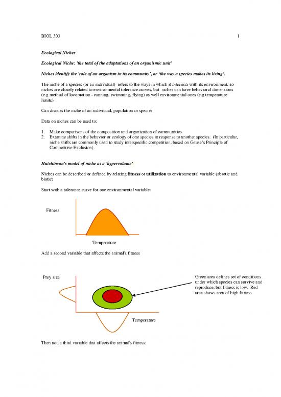 picture_Community Ecology Pdf 161309 | Biol 303 Niches