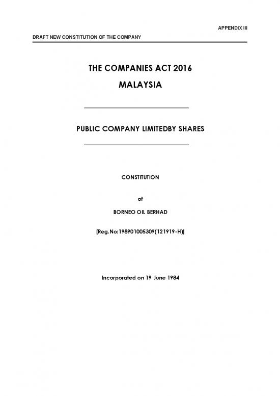 picture1_Companies Act 2016 Pdf 161836 | Bob   New Constitution