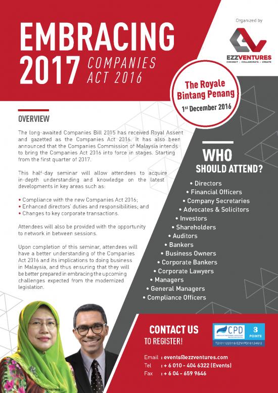 picture1_Companies Act 2016 Pdf 162053 | Brochure Embracing 2017 Ezz Ventures Sdn Bhd