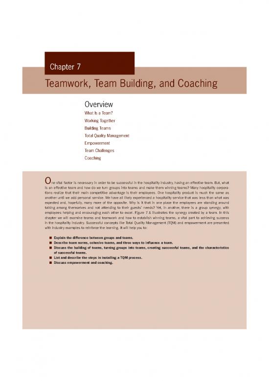 picture Management Team Pdf 163181 | Chapter 7   Teamwork Team Building And Coaching
