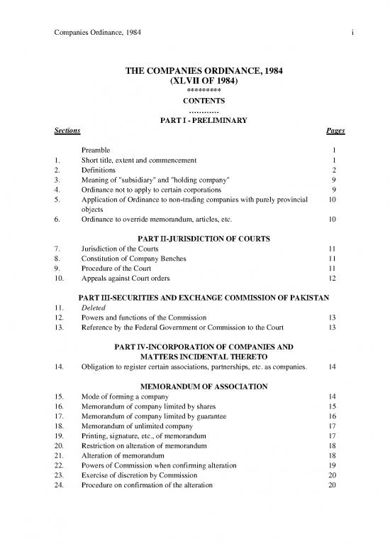 picture1_Company Constitution Sample Pdf 162047 | Companies Ordinance, 1984