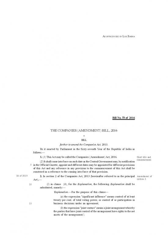picture1_Companies Act 2013 Pdf 162061 | Company Amendentbill 2016