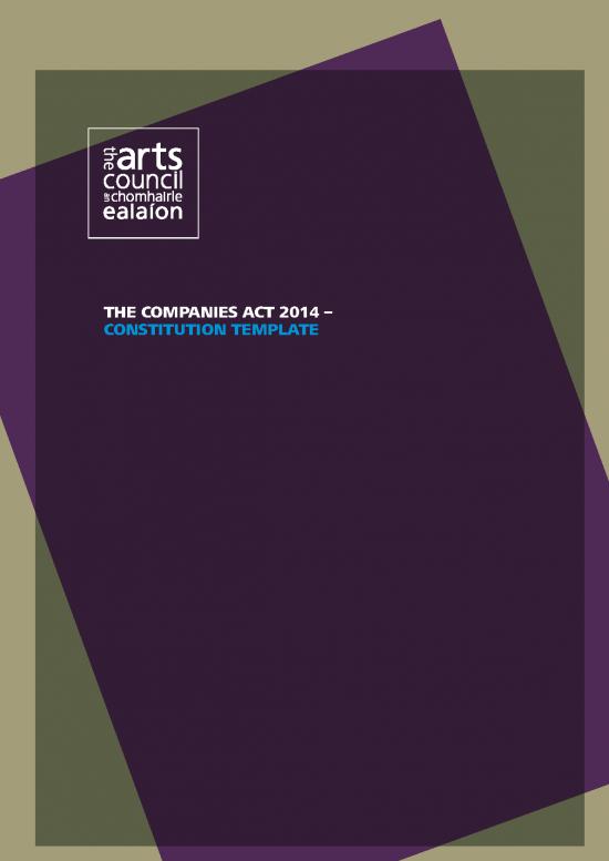 picture Companies Act Pdf 161798 | Constitution Template July Update