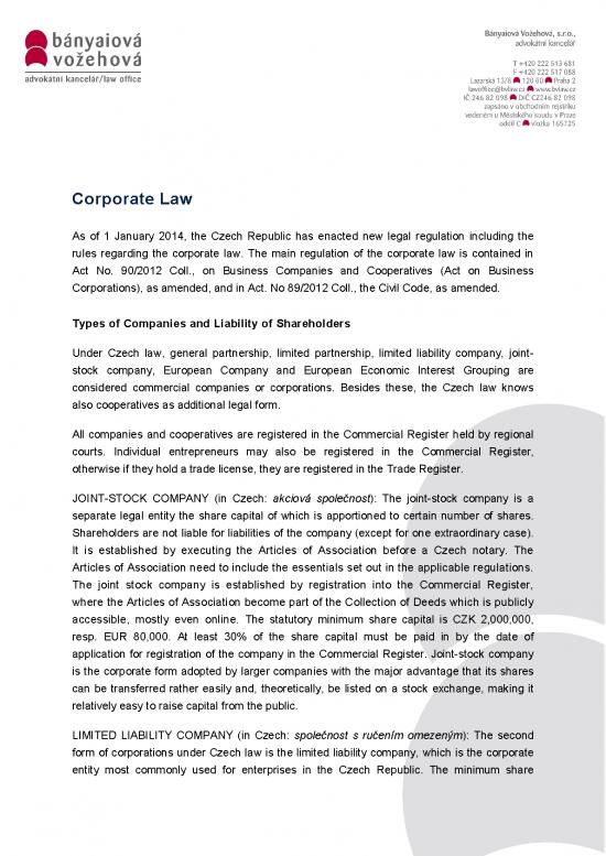picture Companies Act Pdf 161423 | Corporate Overview 2018