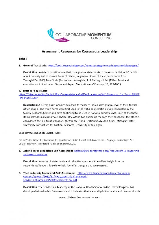 picture Leadership Pdf 162900 | Courageous Leadership Assessment Resources