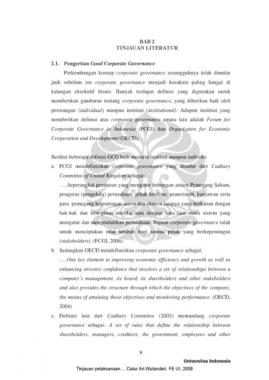 picture Corporate Governance Pdf 161588 | Digital 130671 T 27289 Tinjauan Pelaksanaan Tinjauan Literatur