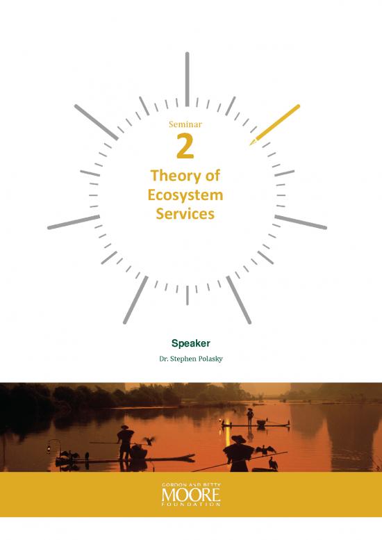 picture Ecosystem Services Pdf 161311 | Ecosystem Services Seminar 2 Theory
