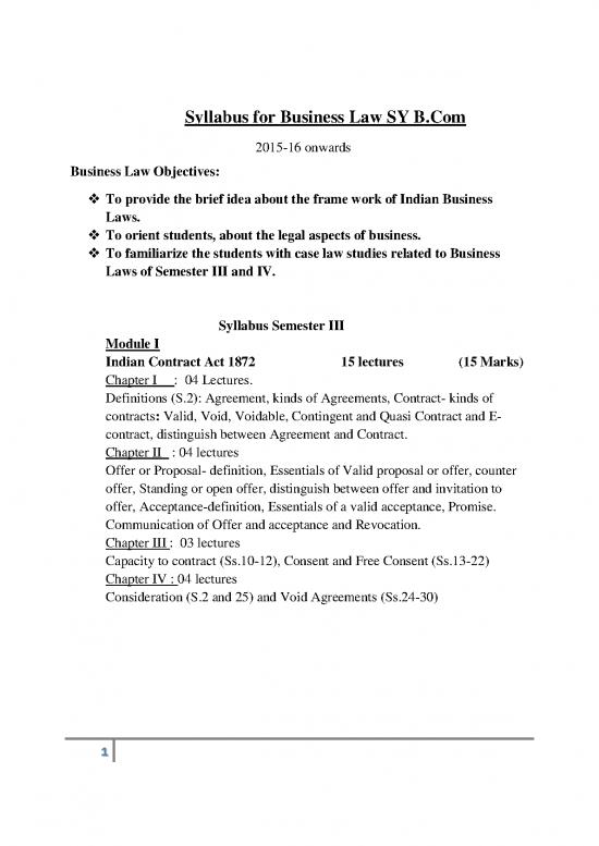 picture Agreement Contract Sample 161627 | Final Draft Syllabus Of Business Law