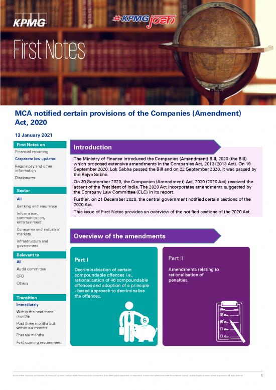 picture Companies Act 2013 Pdf 161400 | Firstnotes Companies Amendment Act 2020 Companies Act 2013