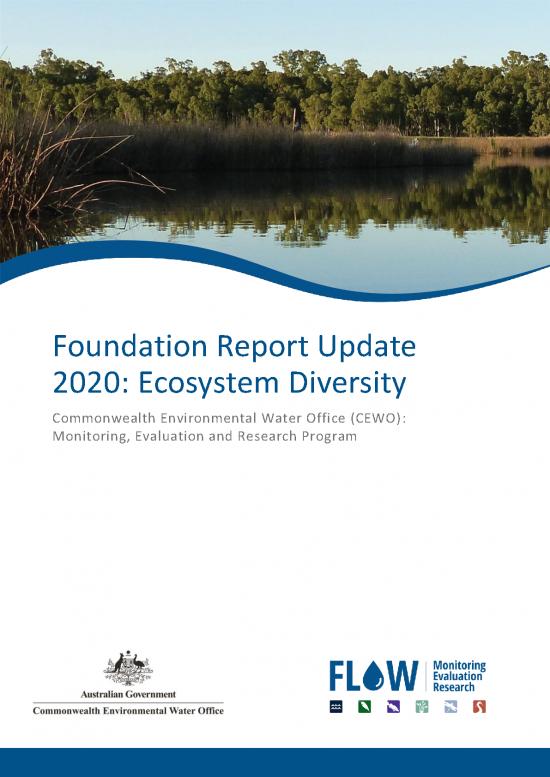picture1_Ecosystem Diversity Pdf 161101 | Foundation Report Update 2020 Ecosystem Diversity