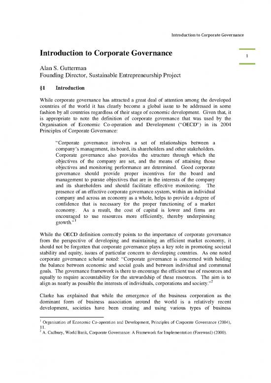 picture Corporate Governance Pdf 161509 | Gv C20 Introduction To Corporate Governance