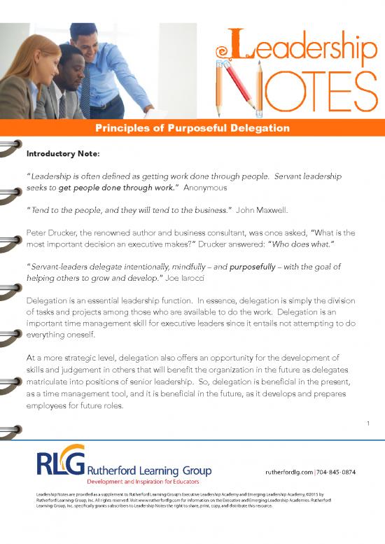 picture1_Leadership Pdf 163349 | Leadership Notes Principles Of Purposeful Delegation 022619