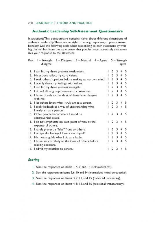 picture Leadership Pdf 163230 | Northouse6e Ch11 Authentic Survey
