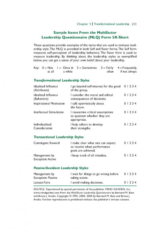 picture Leadership Pdf 163232 | Northouse6e Ch9 Transformational Mlq