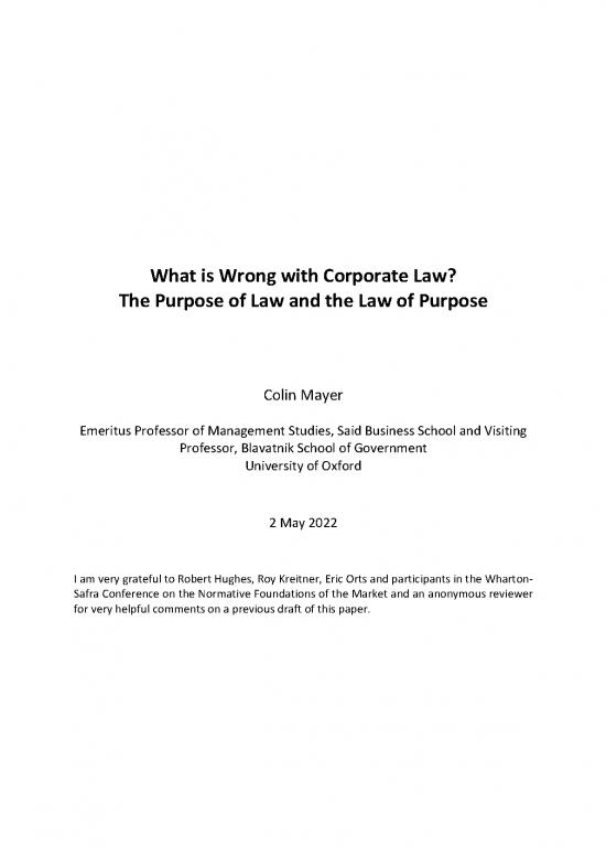 picture Corporate Pdf 161474 | PaperË Colin Mayer