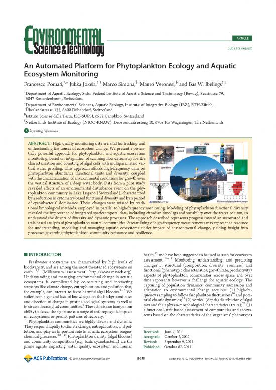 picture Ecology Pdf 161230 | Pomati Et Al Est 2011