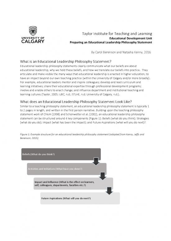 picture1_Leadership Pdf 163163 | Preparing An Educational Leadership Philosophy Statement Handout Cb Nov 30 20161