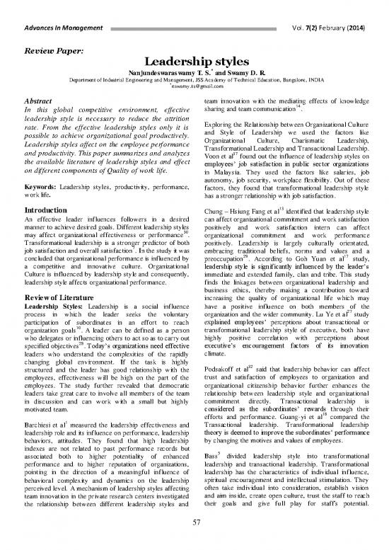 picture Leadership Pdf 162609 | Review Paper Leadership Styles 2255c6