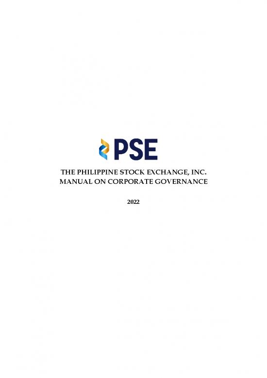 picture Corporate Governance Pdf 161465 | Revised Pse Manual On Corporate Governance 2022 For Website
