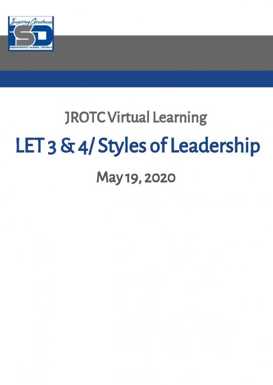 picture1_Leadership Pdf 163394 | Tuesday 19 May Hoover Leadership Styles