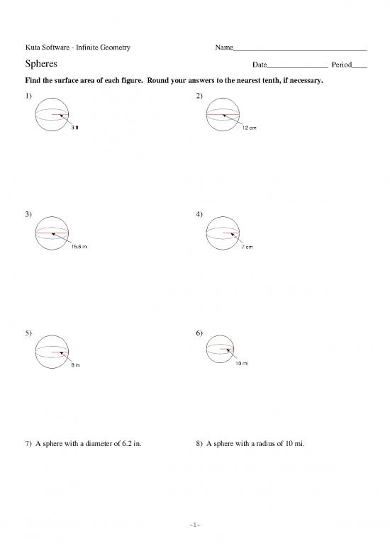 picture Geometry Pdf 166071 | 10 Spheres