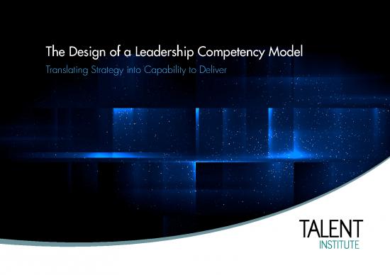 picture1_Leadership Pdf 164334 | 1544534515talent Institute   Design Of A Leadership Competency Model