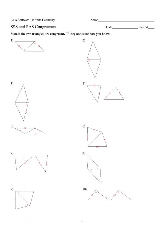 picture_Geometry Pdf 166073 | 4 Sss And Sas Congruence