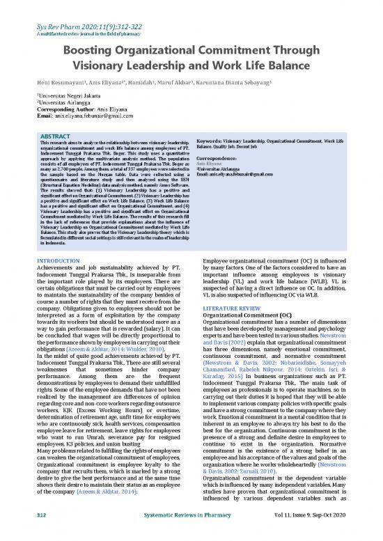 picture Leadership Pdf 164329 | Boosting Organizational Commitment Through Visionary Leadership And Work Life Balance