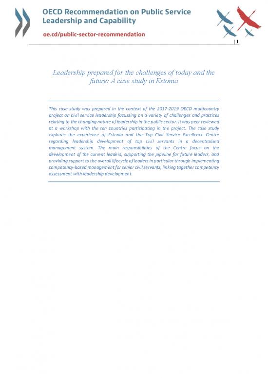 picture Leadership Pdf 164159 | Estonia Case Study