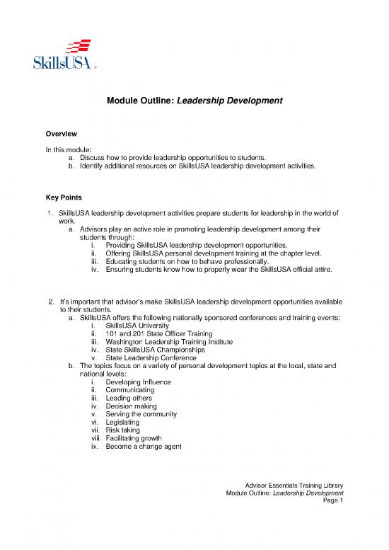picture Leadership Topics Pdf 165932 | Leadership Development Module Outline