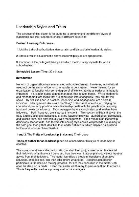 picture Leadership Pdf 165584 | Leadership Traits And Leadership St 3dc89afc57f57