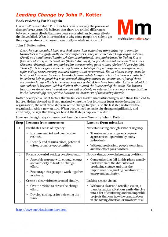 picture Leading In Management Pdf 165753 | Leadingchangekotter