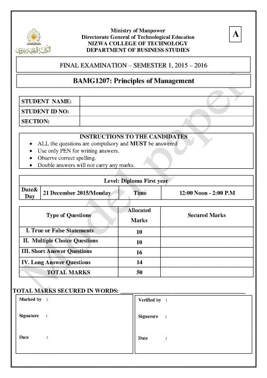 picture1_Leadership Pdf 164120 | Model Final Exam   Principles Of Management