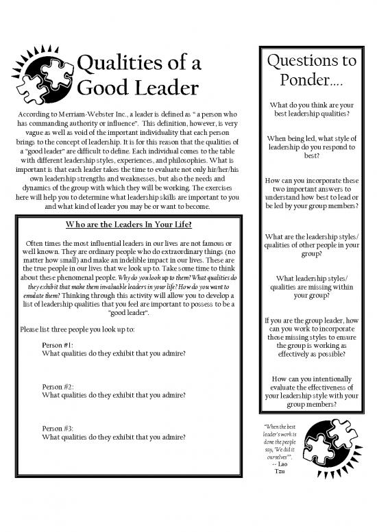 picture Leadership Pdf 164424 | Qualities