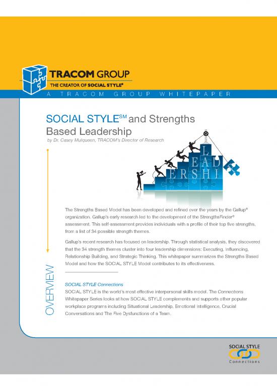 picture Leadership Pdf 165562 | Social Style And Strengths Based Leadership Whitepaper