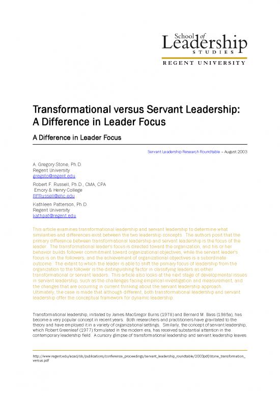picture Leadership Pdf 165878 | Stone Transformation Versus